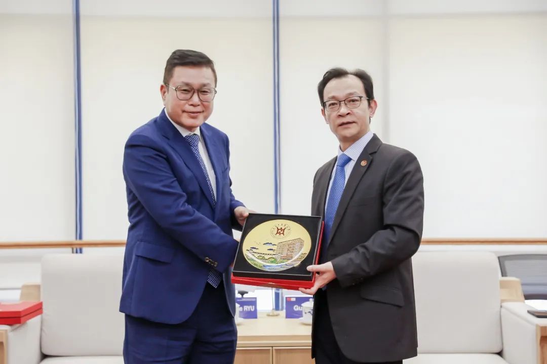 中韩基础科学研究联委会代表团来伟德访问