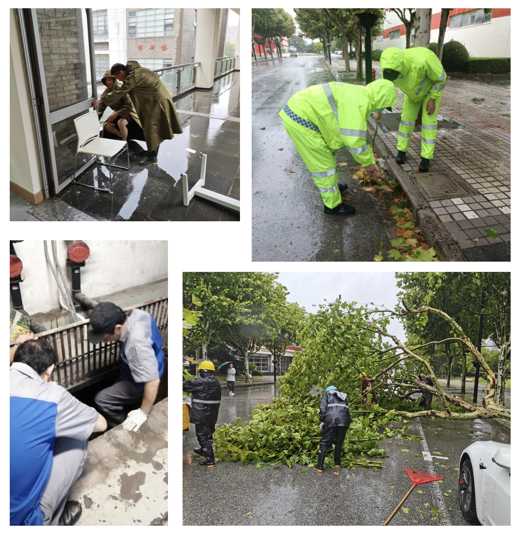 合力抵御台风“烟花” 保障学校系统安全度汛